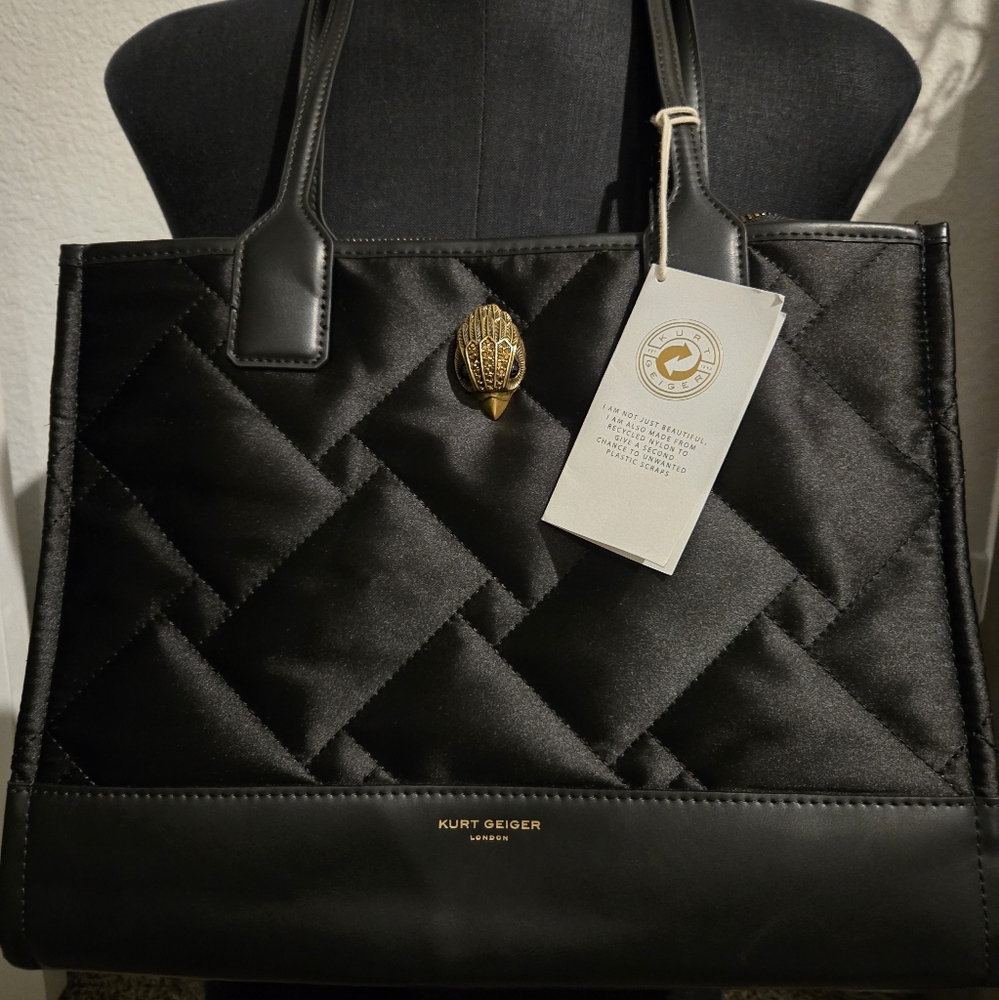 Kurt Geiger satin tote